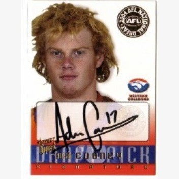 2004 Select Conquest Draft Pick Signature DS1 Adam COONEY Western Bulldogs