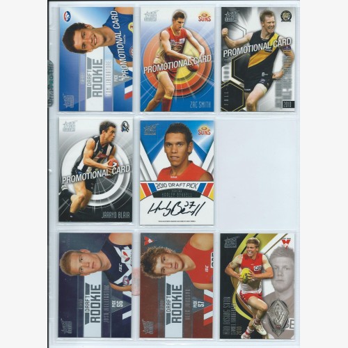 2011 Select AFL INFINITY Promotional Cards all 4 cards