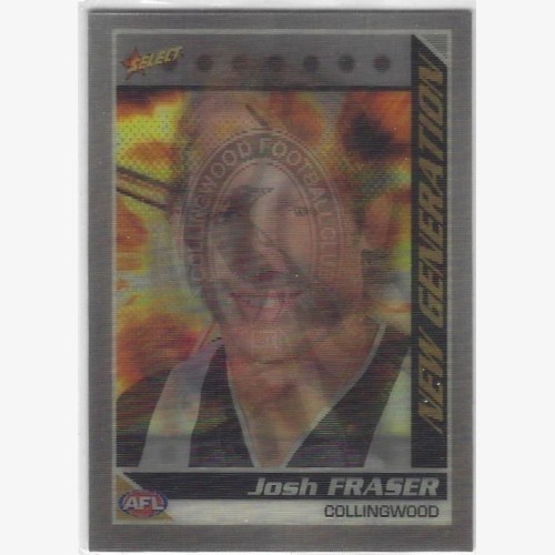 Select 2006 AFL Football Holographic New Generation Card NG4 Josh Fraser