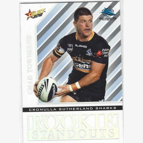 2012 Select NRL Champions Cards Rookie Standout RS6 Chad Townsend