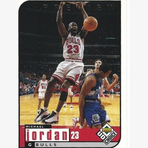 1998-99 UD Choice Preview #23 Michael Jordan