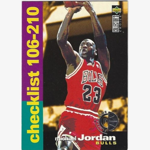 1995-96 Collector's Choice Player's Club #210 Michael Jordan CL