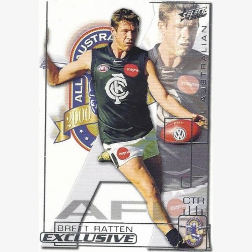 2002 AFL Select SPX All Australian Brett Ratten AA8