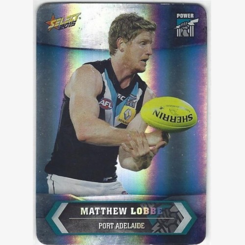 2015 AFL SELECT CHAMPIONS SILVER PARALLEL MATTHEW LOBBE SP154