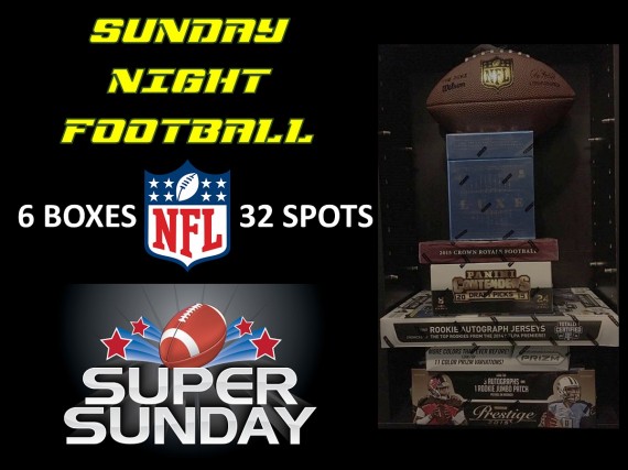 #481 NFL FOOTBALL LUXE SUPER SUNDAY BREAK - SPOT 5