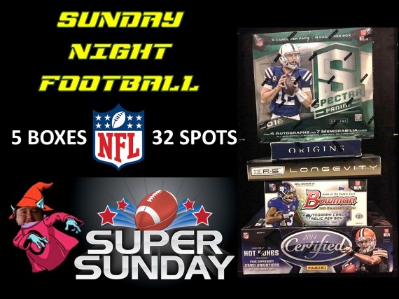 #485 NFL FOOTBALL SPECTRACULAR ORIGINS SUPER SUNDAY BREAK - SPOT 1