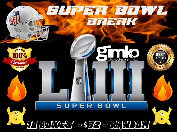 #900 NFL FOOTBALL SUPER BOWL LIII BREAK - SPOT 19