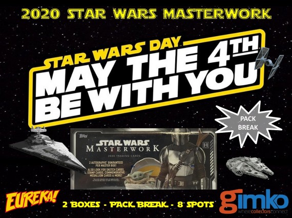 #1431 MAY THE 4TH BE WITH YOU STAR WARS MASTERWORK PACK BREAK - SPOT 4