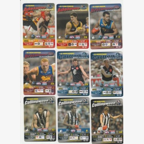 2003 - Teamcoach Common Cards - Set of 150 Cards