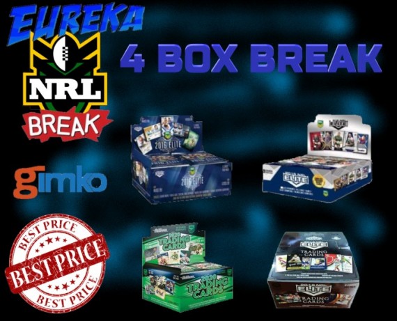#1327 EUREKA NRL 4 BOX BREAK - SPOT 15