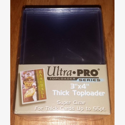 Ultra PRO 3" X 4"  Thick Toploader 55PT (25ct pack)