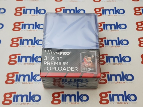 Ultra PRO 3" X 4" Premium Toploader Ultra Clear (25ct pack)