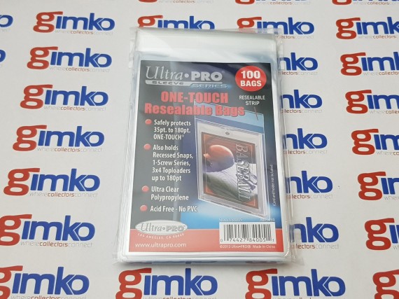 Ultra PRO One Touch Resealable Bags (100 per pack)