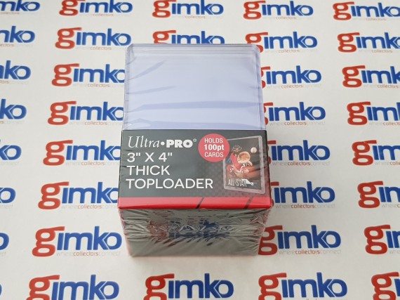 Ultra PRO 3" X 4" 100pt Toploader Ultra Clear (25ct pack)