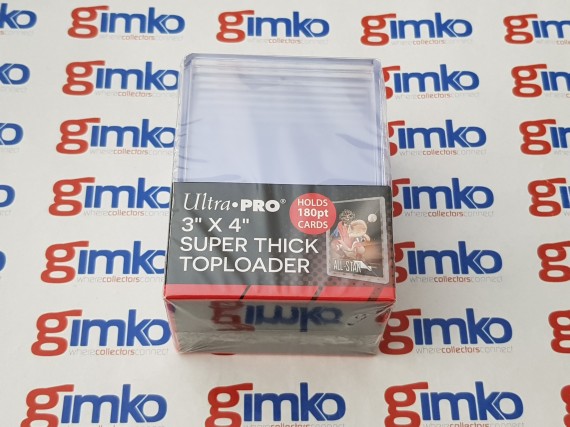 Ultra PRO 3" X 4" 180pt Toploader Ultra Clear (10ct pack)