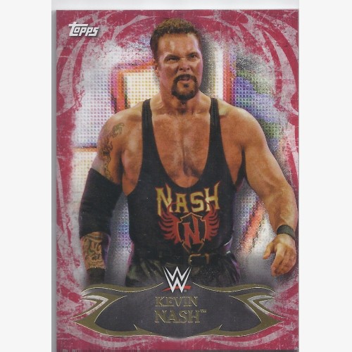 2015 TOPPS WWE UNDISPUTED Red Parallel Card 28 KEVIN NASH