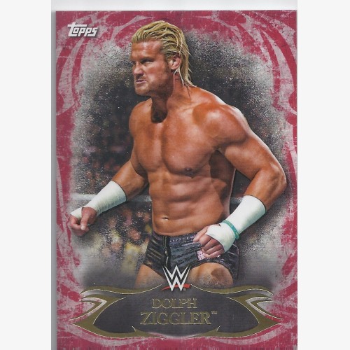 2015 TOPPS WWE UNDISPUTED Red Parallel Card 32 DOLPH ZIGGLER