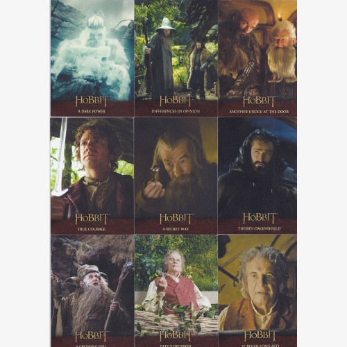 The Hobbit: An Unexpected Journey  18 Card The Lonely Mountain Trading Card Set P-01 to P-18