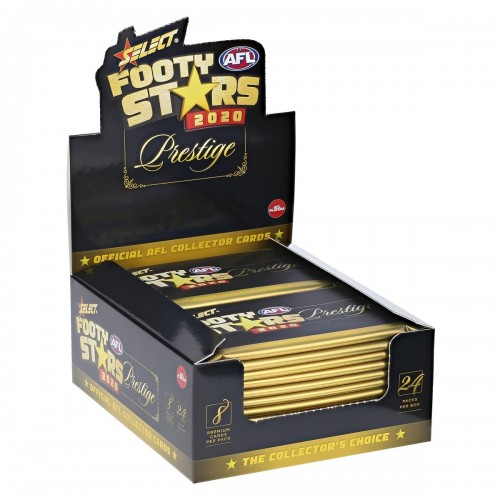 2020 AFL SELECT FOOTY STARS PRESTIGE BOX - SEALED BOX FROM A SEALED CASE