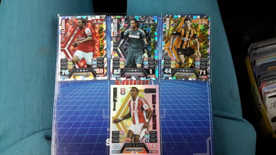 2013 Topps Match Attax English Premier League Lot of 4 Cards