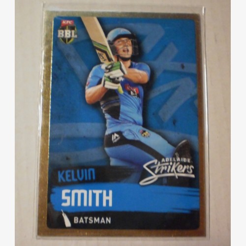 2015/16 TAP'N'PLAY T20 BBL05 CRICKET GOLD KELVIN SMITH - ADELAIDE STRIKERS