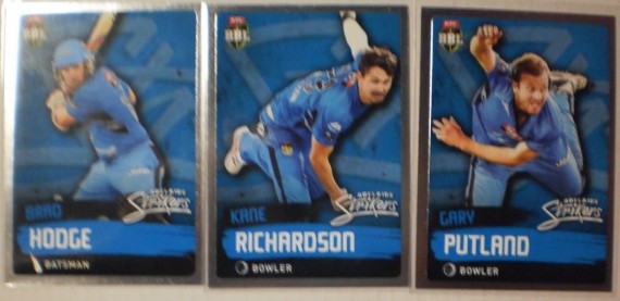 2015/16 TAP'N'PLAY T20 BBL05 CRICKET SILVER BRAD HODGE - ADELAIDE STRIKERS