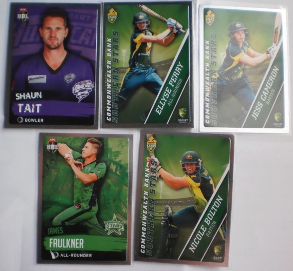 2015/16 TAP'N'PLAY T20 BBL05 CRICKET SILVER NICOLE BOLTON - SOUTHERN STAR