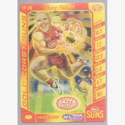 2016 AFL TeamCoach Footy Powers FP-26 Gary Ablett - Gold Coast Suns - Gazza Dazzler