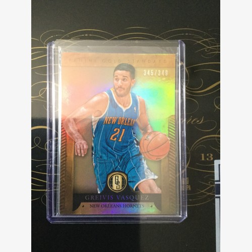 2012-13 PANINI NBA GOLD STANDARD CARD GREIVIS VASQUEZ #345/349