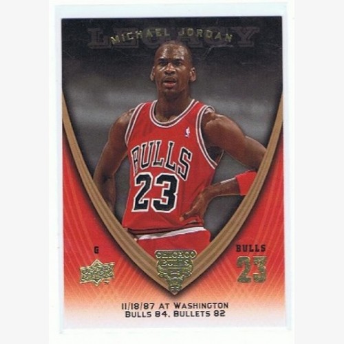 2008-09 NBA UPPER DECK MICHAEL JORDAN LEGACY CARD - #189