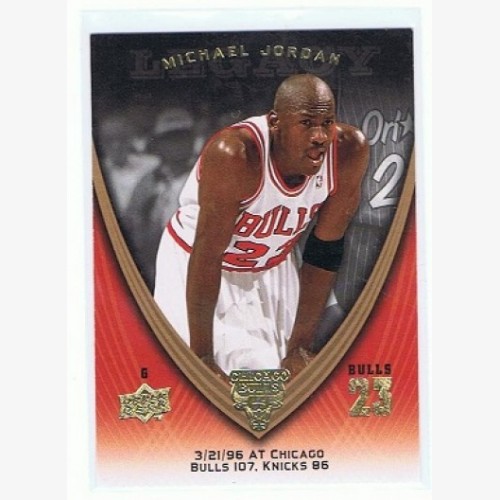 2008-09 NBA UPPER DECK MICHAEL JORDAN LEGACY CARD - #751