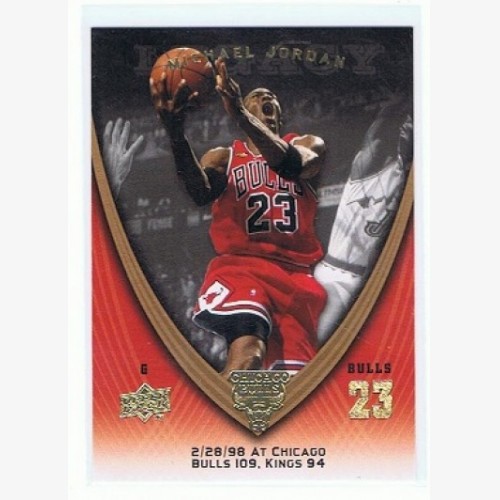 2008-09 NBA UPPER DECK MICHAEL JORDAN LEGACY CARD - #907