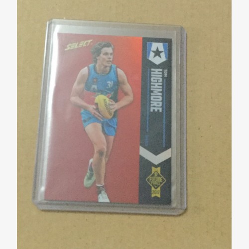 2017 SELECT AFL FUTURE FORCE RED PARALLEL TOM HIGHMORE #016/40