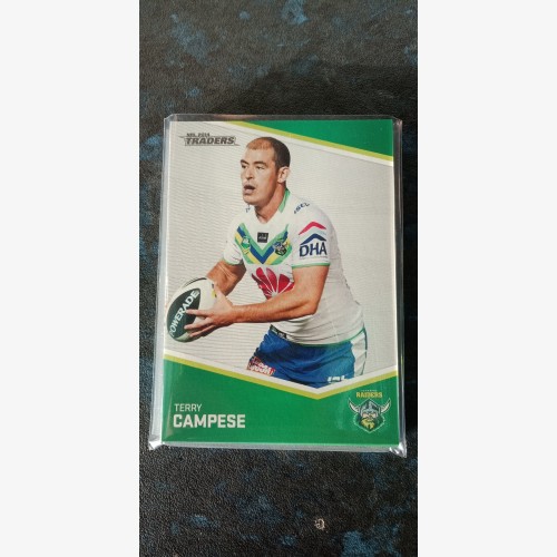 2014 NRL TRADERS COMMON TEAM SET - 11 CARDS IN TOTAL - CANBERRA RAIDERS