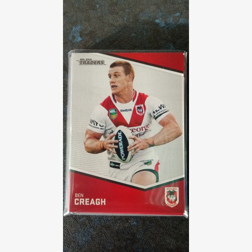 2014 NRL TRADERS COMMON TEAM SET - 11 CARDS IN TOTAL - ST GEORGE ILLAWARRA DRAGONS