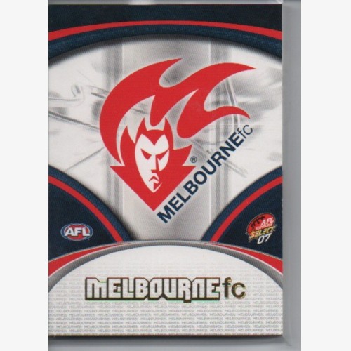 2007 AFL SELECT SUPREME COMMON  TEAM SET - 12 CARDS - MELBOURNE DEMONS