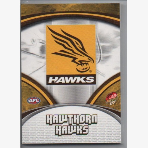2007 AFL SELECT SUPREME COMMON  TEAM SET - 12 CARDS - HAWTHORN HAWKS