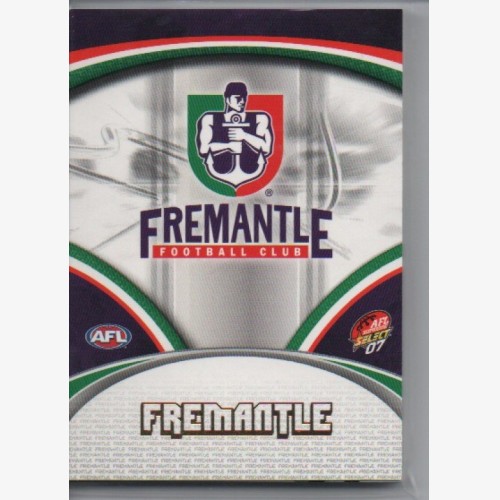 2007 AFL SELECT SUPREME COMMON  TEAM SET - 12 CARDS - FREMANTLE DOCKERS