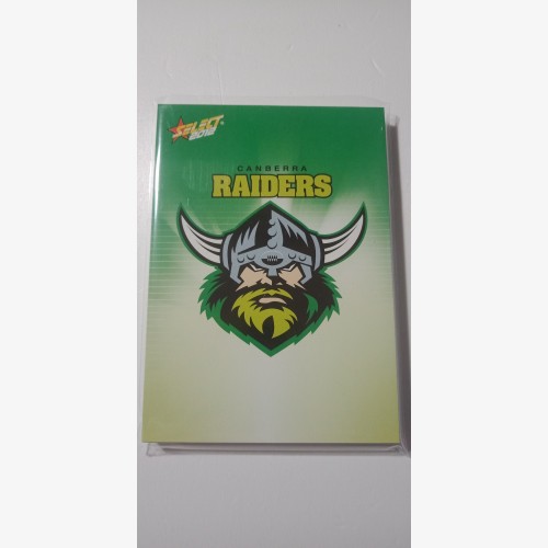2012 NRL SELECT CHAMPIONS COMMON TEAM SET CANBERRA RAIDERS