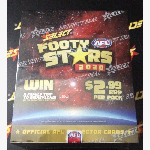 2020 AFL SELECT FOOTY STARS SEALED BOX - 36 PACKS IN BOX