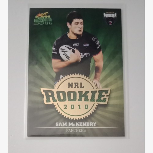 2011 NRL SELECT CHAMPIONS ROOKIE CARD PENRITH PANTHERS #R40 SAM McKENDRY