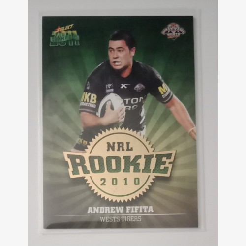 2011 NRL SELECT CHAMPIONS ROOKIE CARD WESTS TIGERS #R56 ANDREW FIFITA