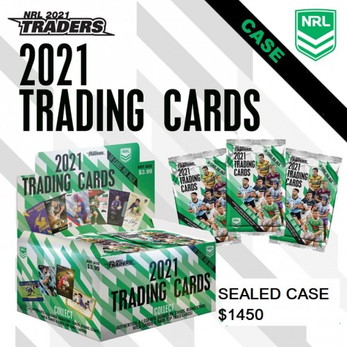 2021 NRL RUGBY LEAGUE TLA TRADERS SEALED CASE - 12 BOXES - PRESALE