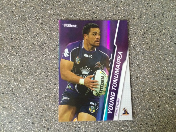 2015 NRL Traders Silver Parallel - Young  Tonumaipea - Storm
