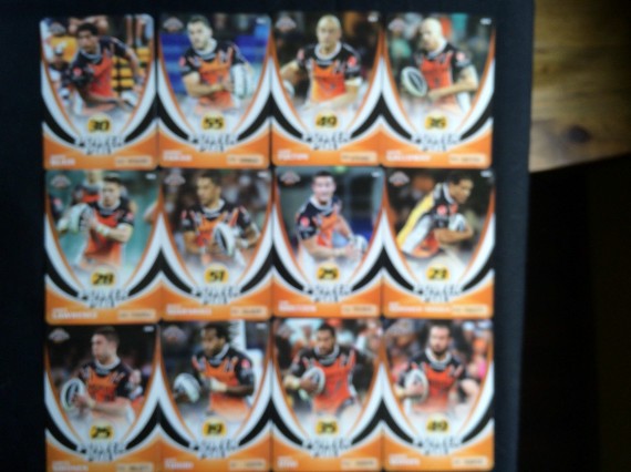 2013 NRL Power Play Common Team Set - Wests Tigers