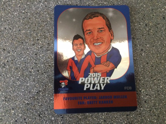 2015 NRL Power Play Fan Card - Knights