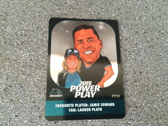 2015 NRL Power Play Fan Card - Panthers