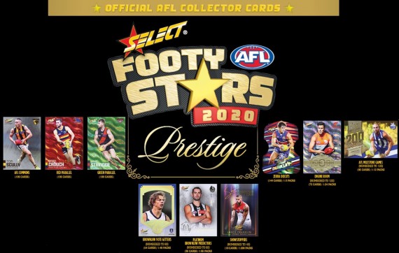 SELECT AUSTRALIA FOOTY STARS PRESTIGE 5 BOX BREAK #827 - SPOT 4