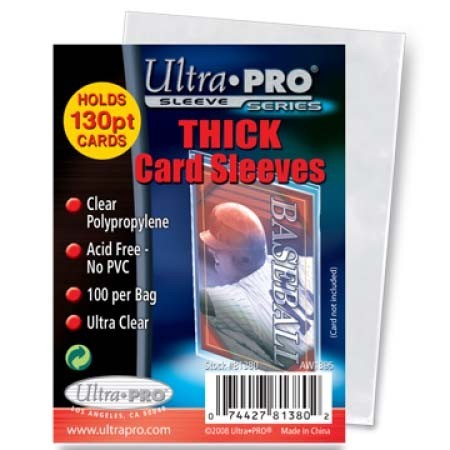 Ultra Pro Thick Card Sleeves 130pt (100 count pack)