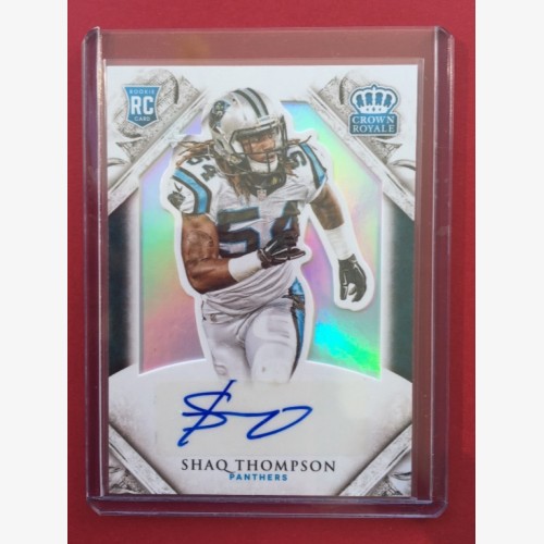 2015 Crown Royale SHAQ THOMPSON  Rookie Auto card #44/99 Panthers